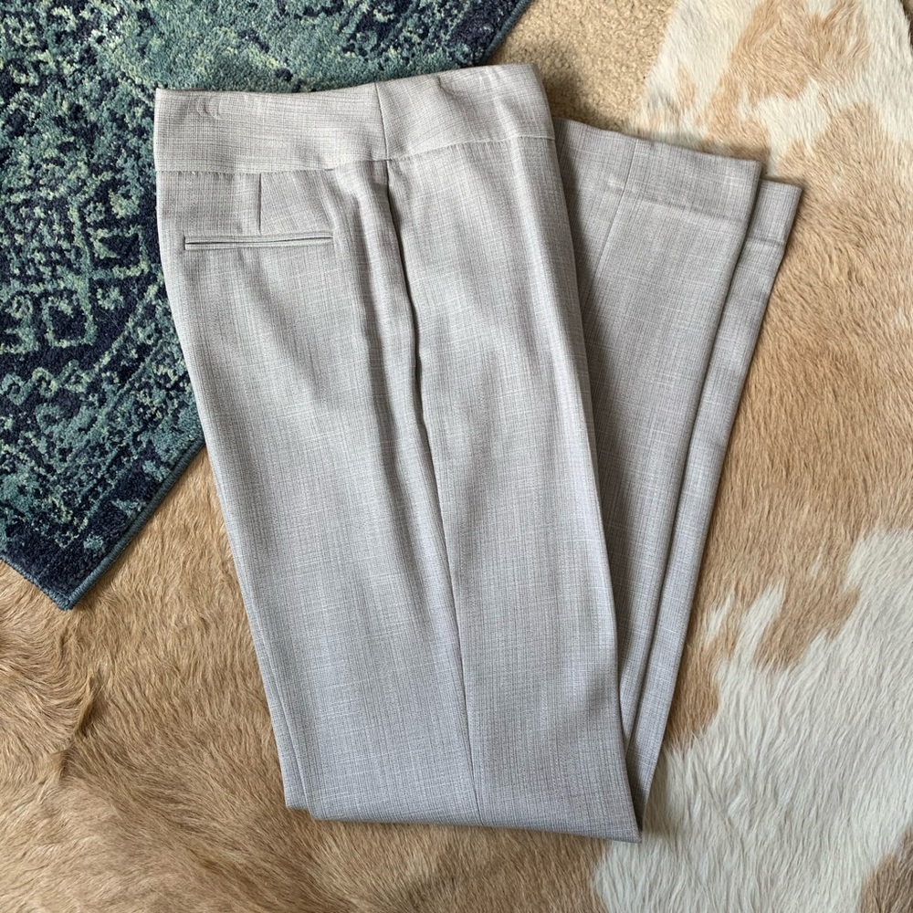 Antonio Melani Light Gray Minnie Crosshatch Pants